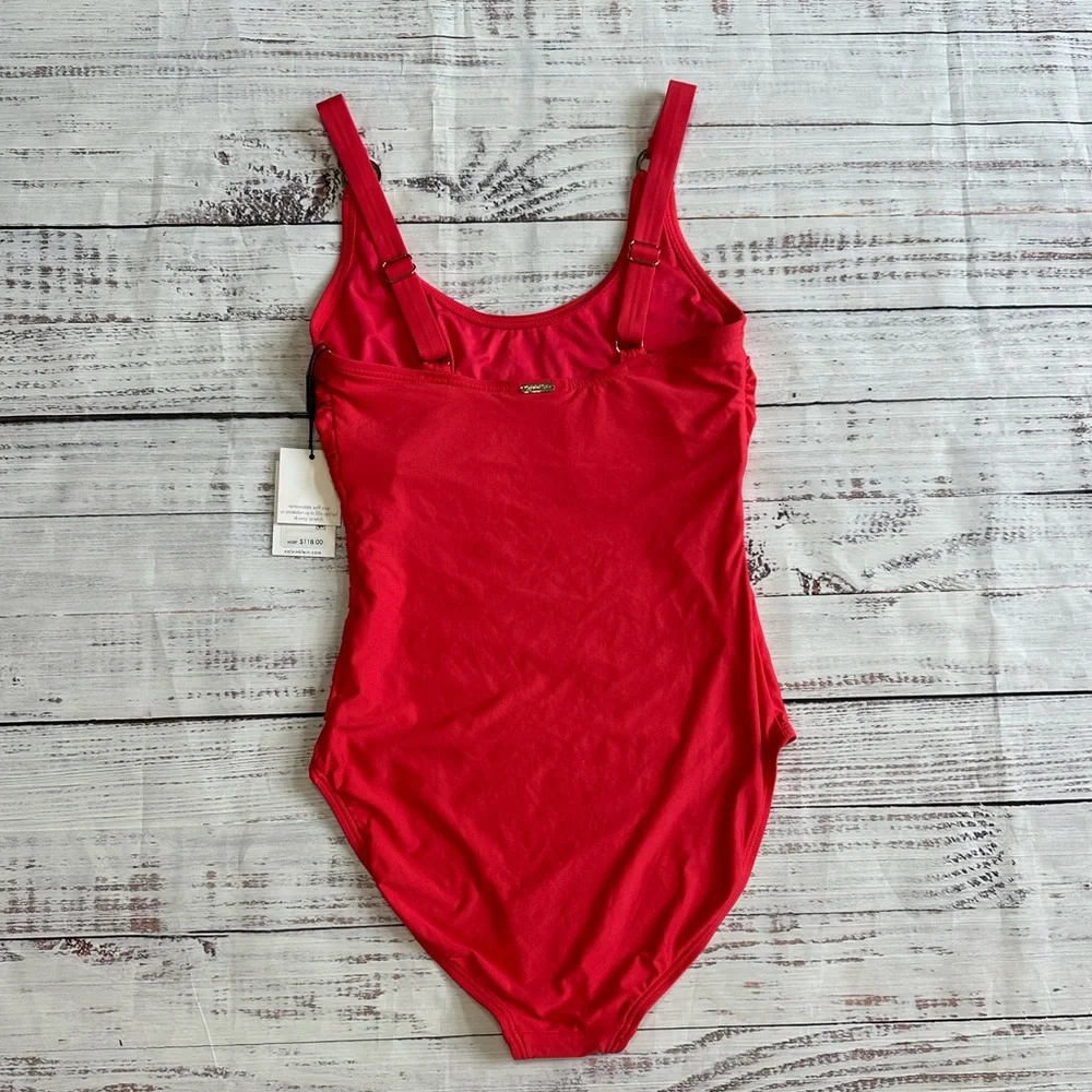 NWT Calvin Klein Women’s One Piece Swimsuit- Size 6 - Picture 2 of 9